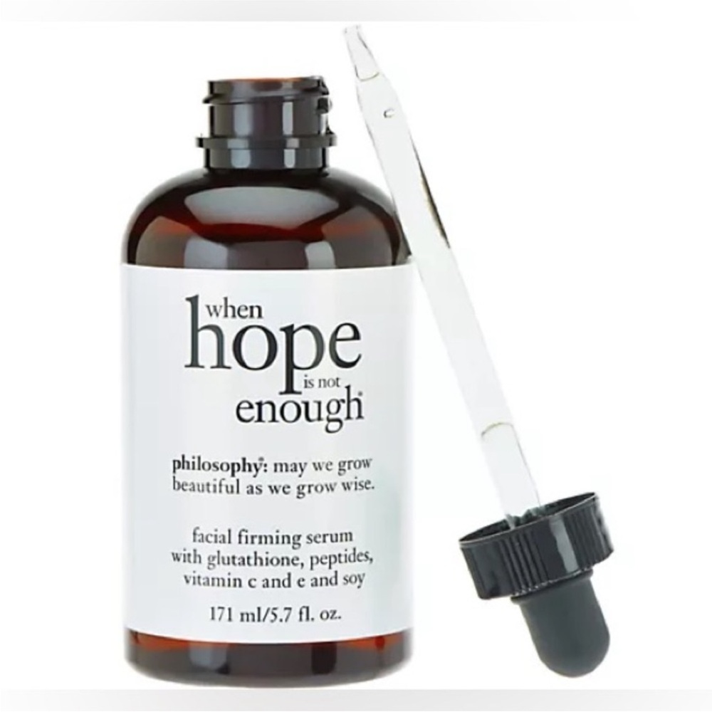 NEW PHILOSOPHY When Hope is Not Enough JUMBO Size 5.7 oz Facial Firming Serum